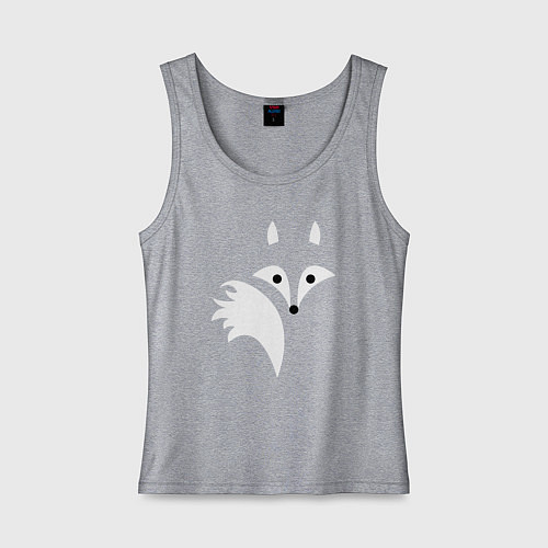 Женская майка Я лисица / Меланж – фото 1