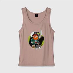 Женская майка Мультяшный пират