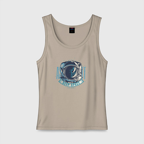 Женская майка Deep pace new planet / Миндальный – фото 1