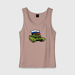 Женская майка Russian tank