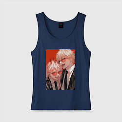 Женская майка Дэндзи Пауэр Человек бензопила