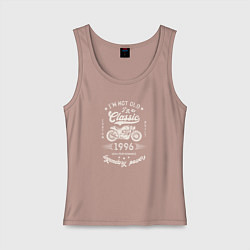Майка женская хлопок Классика 1996, цвет: пыльно-розовый