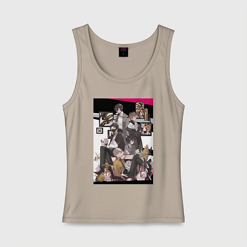 Женская майка Великий из бродячих псов / Миндальный – фото 1