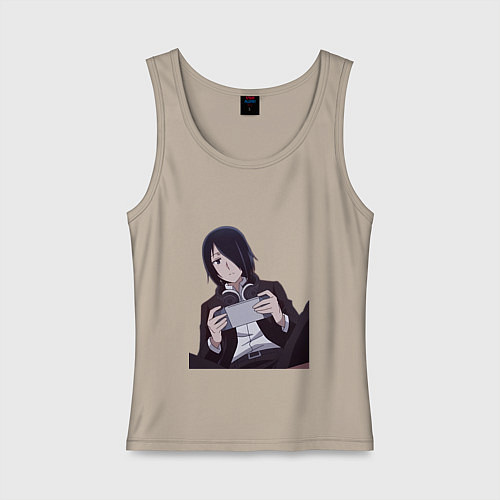 Женская майка Госпожа Кагуя Исигами Ю / Миндальный – фото 1