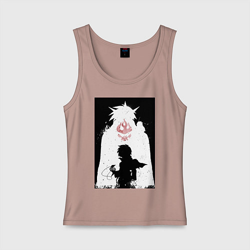 Женская майка Гуррен-Лаганн пронзающий небеса Симон / Пыльно-розовый – фото 1