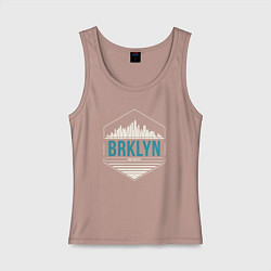 Женская майка Brooklyn city