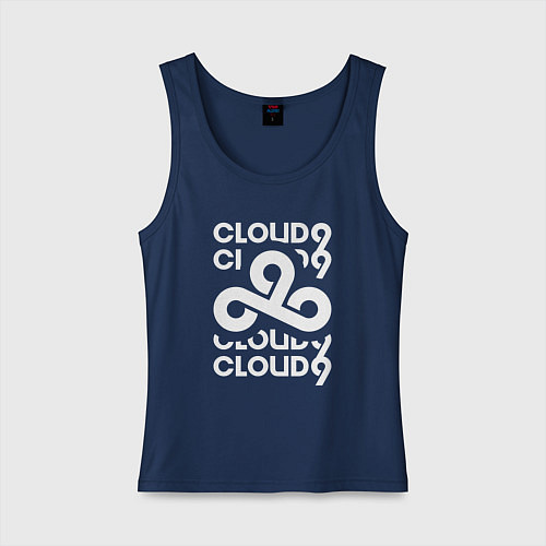 Женская майка Cloud9 - in logo / Тёмно-синий – фото 1