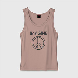 Женская майка Peace imagine