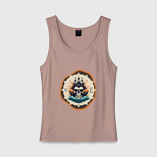 Женская майка Приключения пиратов / Пыльно-розовый – фото 1