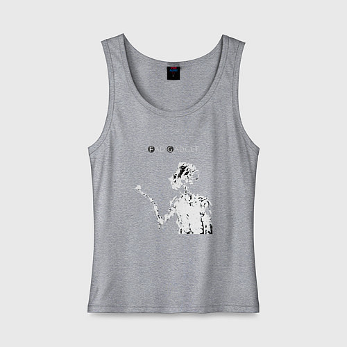 Женская майка Fad Gadget - Tovey live / Меланж – фото 1