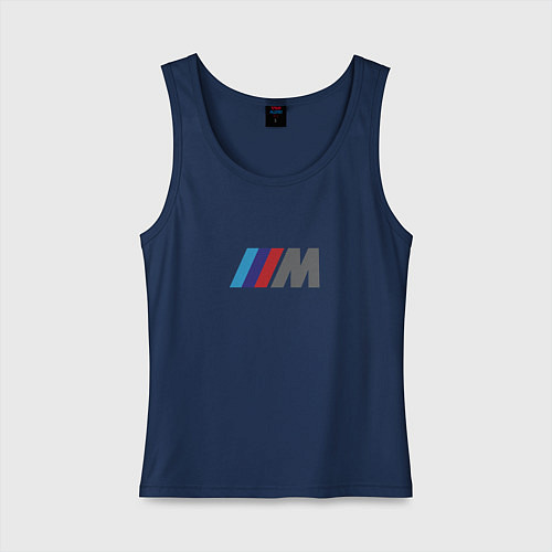 Женская майка BMW logo sport / Тёмно-синий – фото 1