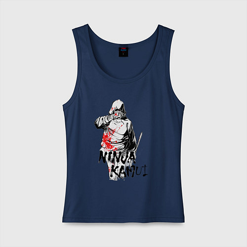 Женская майка Джо Логан Ниндзя Камуи / Тёмно-синий – фото 1