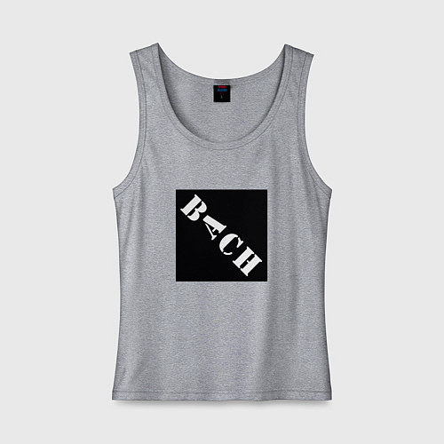 Женская майка Bach / Меланж – фото 1