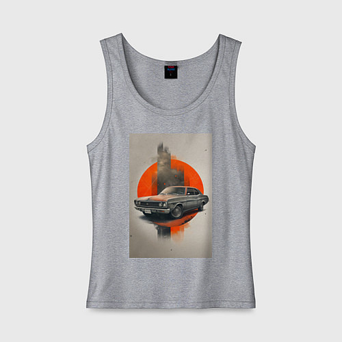 Женская майка Постер машины / Меланж – фото 1