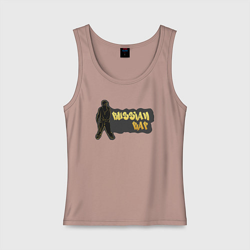 Женская майка Рэпер / Пыльно-розовый – фото 1