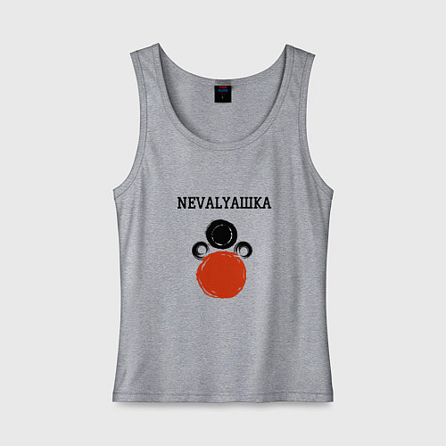 Женская майка Nevalyaшka / Меланж – фото 1