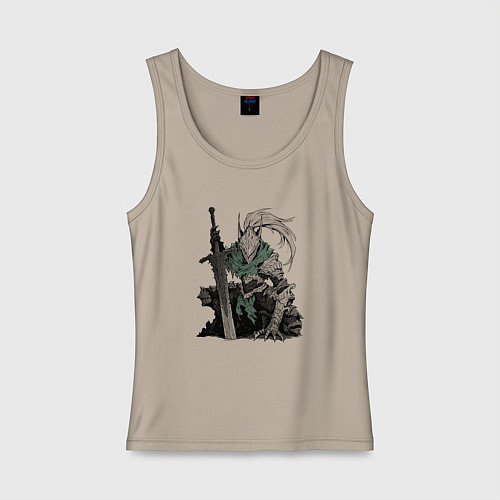 Женская майка Боевой пехотинец в броне / Миндальный – фото 1