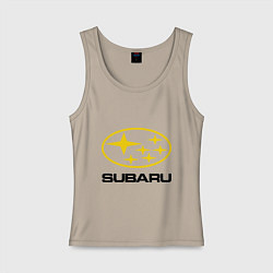 Женская майка Subaru Logo