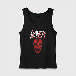 Майка женская хлопок Slayer Punk, цвет: черный