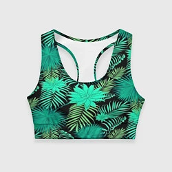 Женский спортивный топ Tropical pattern