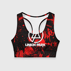 Топик спортивный женский Linkin Park, цвет: 3D-принт