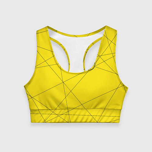 Женский спортивный топ BORUSSIA / 3D-принт – фото 1