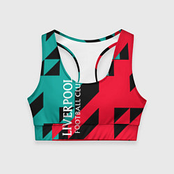 Топик спортивный женский LIVERPOOL, цвет: 3D-принт