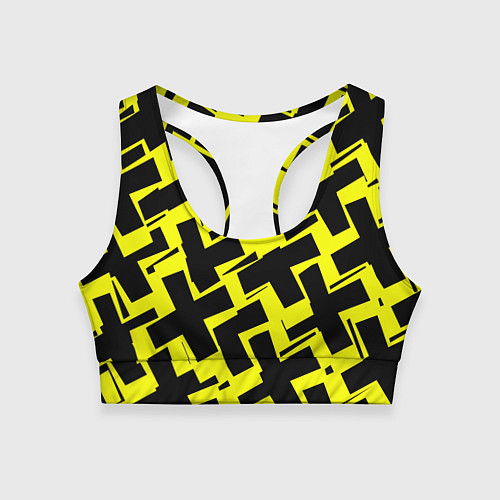 Женский спортивный топ Background / 3D-принт – фото 1