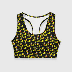 Топик спортивный женский Гомер, цвет: 3D-принт