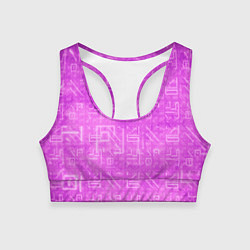Топик спортивный женский FORTNITE PINK ФОРТНАЙТ, цвет: 3D-принт