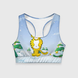 Женский спортивный топ Костюм тигра