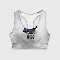 Топик спортивный женский Murder Drones Дроны Убийцы, цвет: 3D-принт