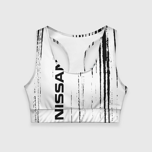 Женский спортивный топ Nissan ниссан, / 3D-принт – фото 1