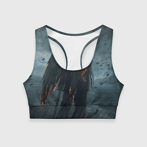 Женский спортивный топ Leos Падший Ангел Одиночества / 3D-принт – фото 1