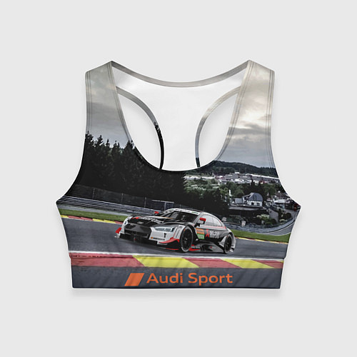 Женский спортивный топ Audi Sport Racing team Ауди Спорт Гоночная команда / 3D-принт – фото 1