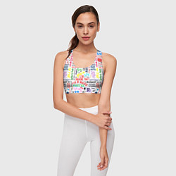Топик спортивный женский OUR FUTURE, цвет: 3D-принт — фото 2