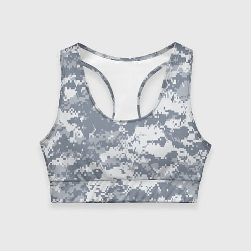 Женский спортивный топ UCP камуфляж США / 3D-принт – фото 1