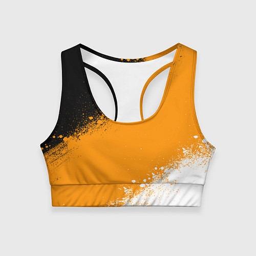 Женский спортивный топ Имперский флаг - триколор / 3D-принт – фото 1