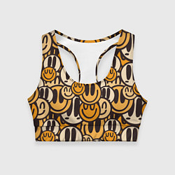 Женский спортивный топ Позитивный принт