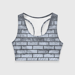 Женский спортивный топ Grey wall