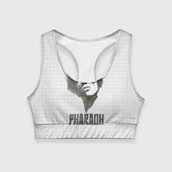 Топик спортивный женский Портрет Pharaoh, цвет: 3D-принт
