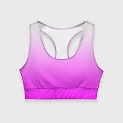 Женский спортивный топ Gradient color pink