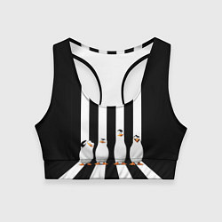 Женский спортивный топ Четыре пингвина