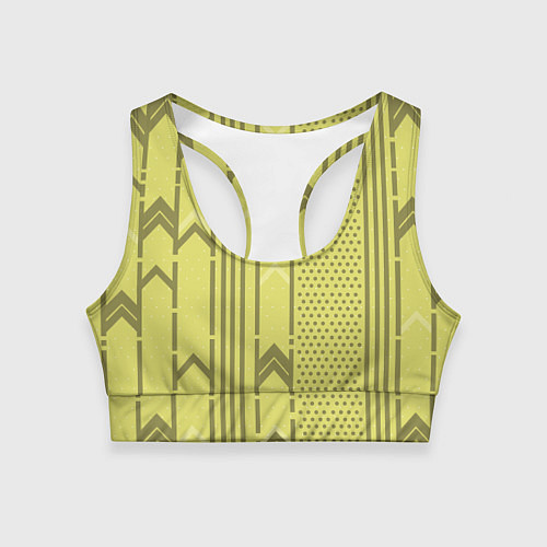 Женский спортивный топ Закулисье классические обои / 3D-принт – фото 1