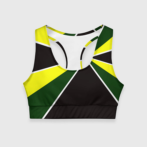 Женский спортивный топ Мотострелковые войска: шеврон без текста / 3D-принт – фото 1