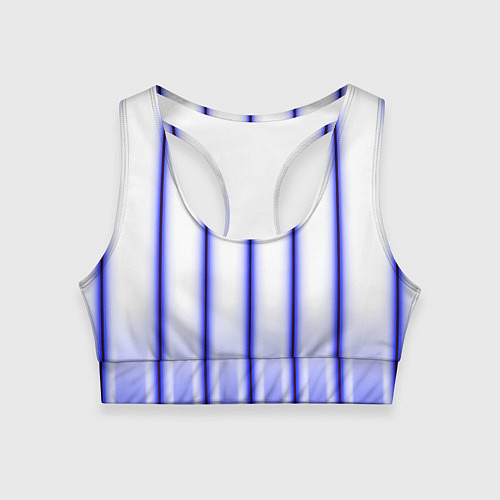 Женский спортивный топ Striped suit / 3D-принт – фото 1