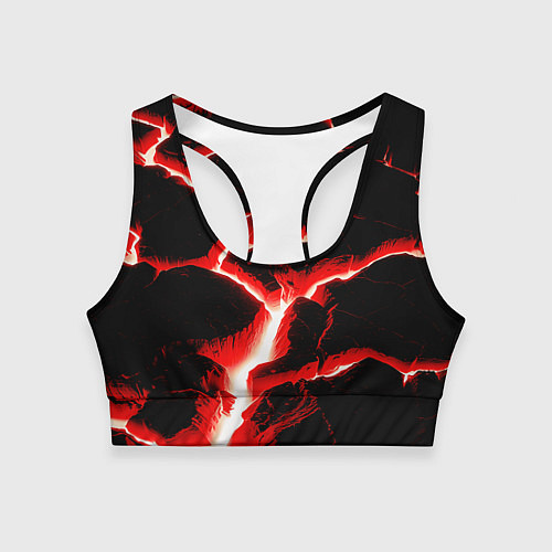 Женский спортивный топ The rift / 3D-принт – фото 1