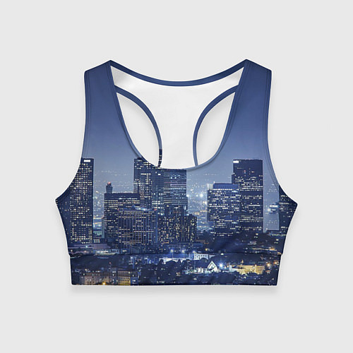 Женский спортивный топ City / 3D-принт – фото 1