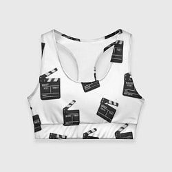 Женский спортивный топ Съёмочная хлопушка