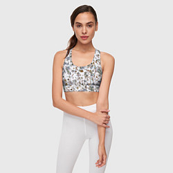 Топик спортивный женский Земли Башни - Герои 3, цвет: 3D-принт — фото 2